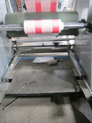 Porcellana 4 idraulici colorano la stampatrice sacco di carta/dell'autoadesivo con lo srotolamento Rewinder fornitore