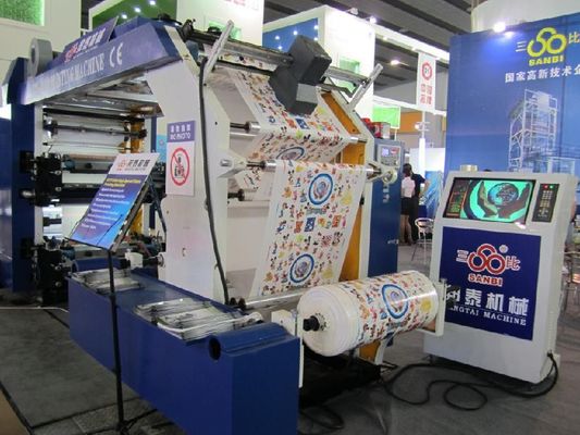 Porcellana Stampatrice di Flexo della carta di rotolamento tramite controllo di tensione automatico fornitore